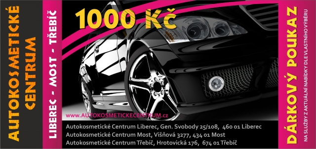 Dárkový poukaz 1000 Kč