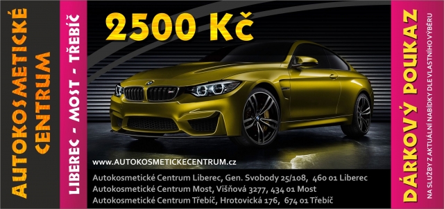 Dárkový poukaz 2500 Kč